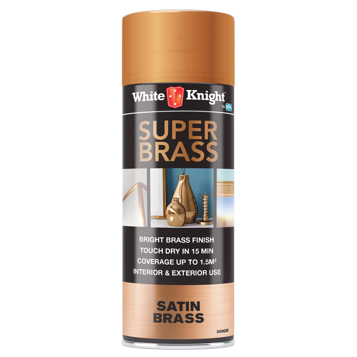 White Knight 300g Super Brass Spray Paint