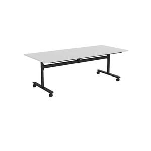 Olg Agile Flip Table Black Frame White Top L2100mm X W900mm