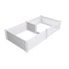 Rooster Farms 2.3m X 1.15m Pvc Dog Whelping Box + Playpen Kit - Anti-crush Rail