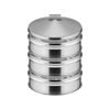 SOGA 25cm 3-Tier Stainless Steel Steamer with Lid