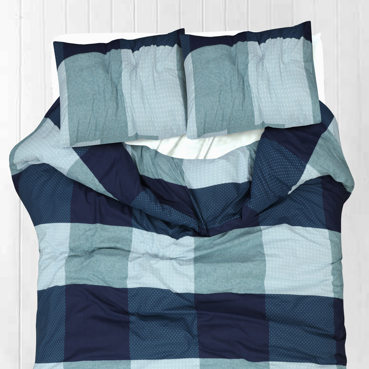 Amson Pure Cotton King Quilt Cover Set With Extra Standard Pillowcases ...