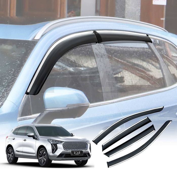 Weathershields for GWM Haval Jolion 2021-Onwards Car Weather Shields Wind Deflectors Window Sun Visor 4 Pcs