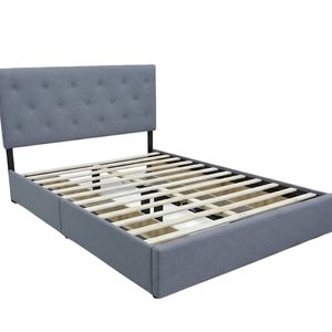 Cleva Bed Frame with Drawers - Double