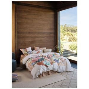 Linen House Maeve Cotton Sateen Coloutful Floral Duvet Quilt Cover Set Queen