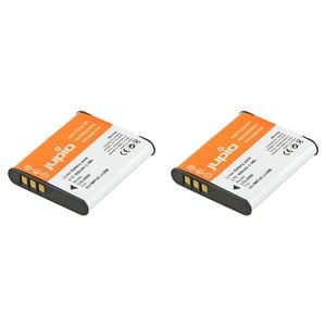 2PK Jupio Li-Ion 3.7V 850mAh Rechargeable Battery For Olympus Li-50B Camera
