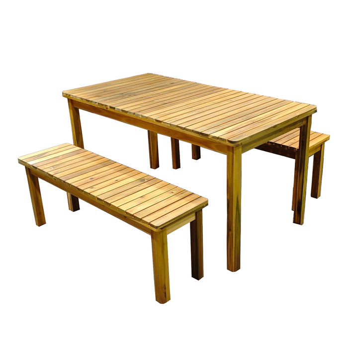 Marquee 1450 x 750 x 750mm Timber Dining Set