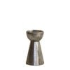 Belle Queenie Stoneware Candle Stick Holder 25cm - Silver