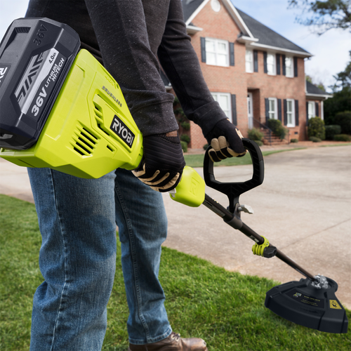 Ryobi 36V 40cm Brushless Cordless Straight Shaft Line Trimmer RLT36BL Tool Only Bunnings Australia