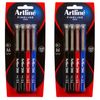 2x 4pc Artline Fineline 200 Fine 0.4mm Width School Drawing Assorted Writing Pen