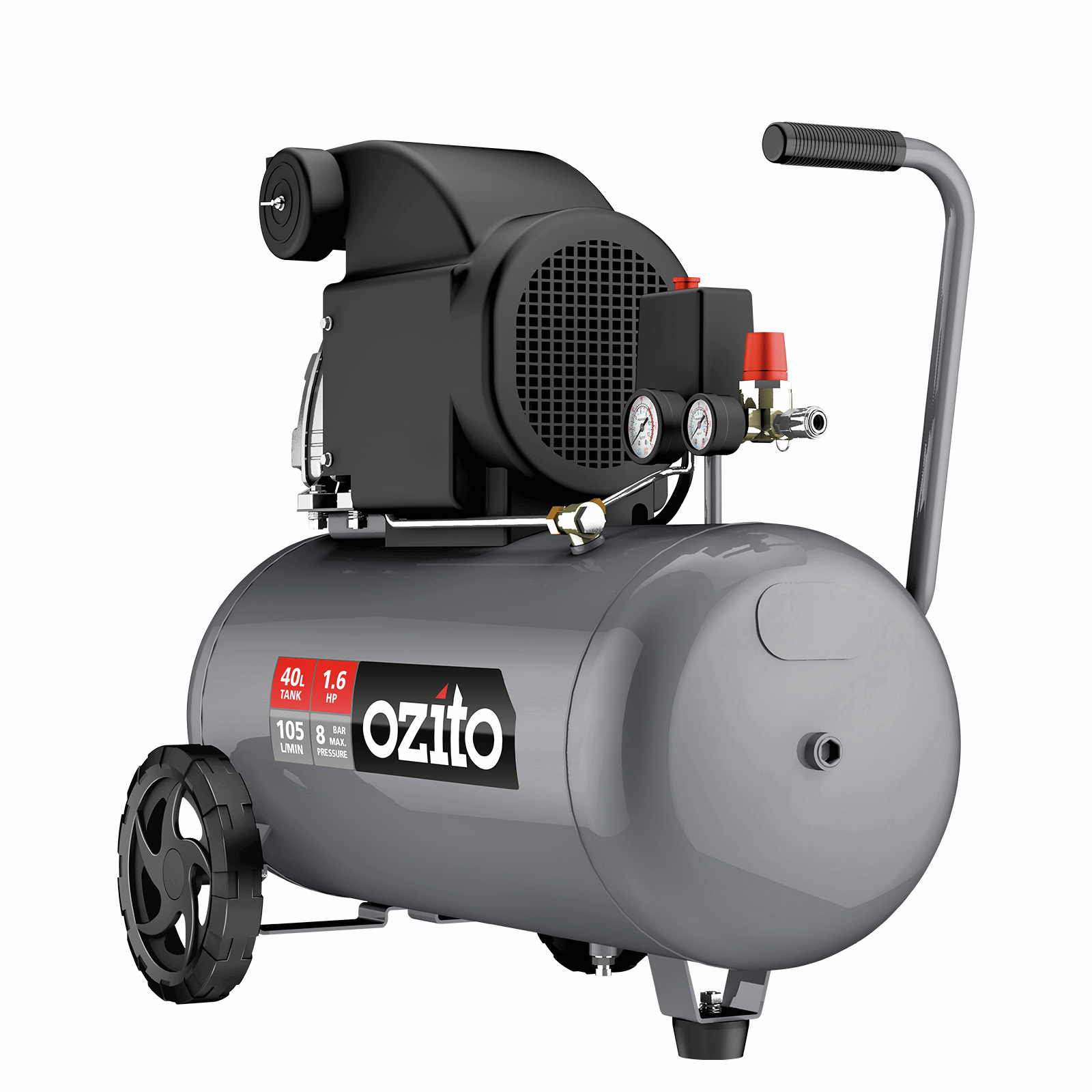 Ozito 40L 1.6HP Oiled Air Compressor product image