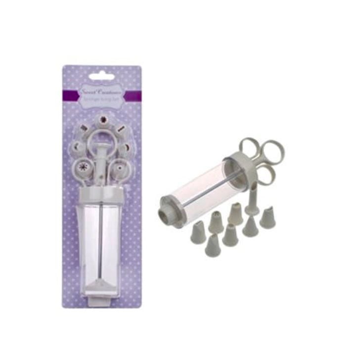 Sweet Creations Icing Syringe Set with 8 Nozzle