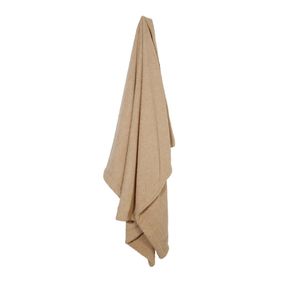 Maine & Crawford Selena 160x120cm Boucle Blanket Throw Home/Sofa Bedding Beige