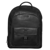 Futura s Leather Laptop Backpack School Shoulder  Front Pocket Black