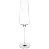 Olympia Champagne Glasses Claro One Piece Angular Crystal 6 Pack 260ml Commercial Barware