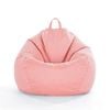 Catzon Bean Bag Chair Cover (No Filler) Linen Washable-Pink(L)