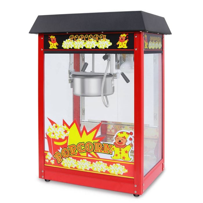 8oz Popcorn Machine Maker With Warmer Deck 1350w Popcorn Machine