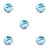 5PK NRL Cronulla Sharks NRL Super-High Bounce Ball 60mm - Blue