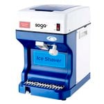 SOGA Ice Shaver Commercial Electric Stainless Steel – 120KG/h