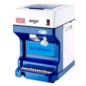 SOGA Ice Shaver Commercial Electric Stainless Steel – 120KG/h