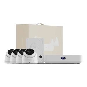 Ubiquiti Network Video Recorder Instant Kit, Compact Unifi Protect Nvr Kit, (1)unifi Protect Nvr Instant, (4)g5 Turret Ultra Cam