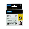 DYMO 19mm Black On White Vinyl Rhino Industrial Labels