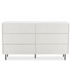 Big Lot 140cm White Emerson 6 Drawer Dresser