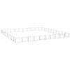 vidaXL Dog Kennel Silver Steel Outdoor Puppy Enclosure Dog Pet Supply Cage