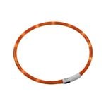 Flamingo Visio 20-70cm Orange Nera Dog Led Collar