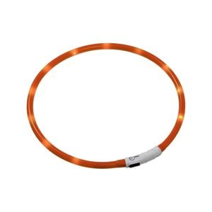 Flamingo Visio 20-70cm Orange Nera Dog Led Collar