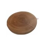 30cm Hard Wood Hygienic Round Cutting Wooden Chopping Board Natural Kitchen