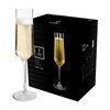Argon Tableware Soho Crystal Champagne Flutes - 210ml - Pack Of 24