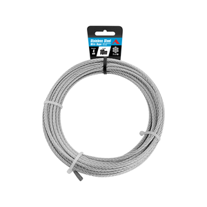Pinnacle 4.0mm x 10m Marine Grade Stainless Steel Wire Rope