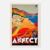 Galrie Annecy France Vintage Travel Poster - Captivating Art for Your Home Decor, Poster Only, A2 42 x 60cm (16 x 24inch)