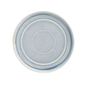 Olympia Cavolo Flat Round Plates Ice Blue 180mm 6 Pack Ceramic Tableware Dishwasher Safe