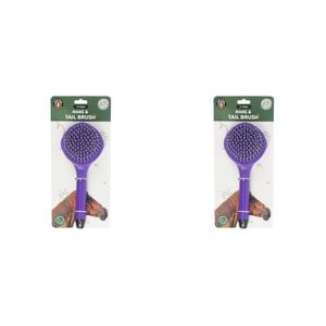 2PK Dudley's World Of Pets Horse Care Mane & Tail Brush
