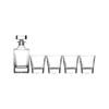 5pc Maxwell & Williams Diamante 750ml Decanter & Whisky Glasses Set - Clear