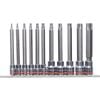 Kincrome Tamperproof TORX Socket Set On Clip Rail - 11 Piece