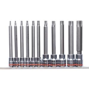 Kincrome Tamperproof TORX Socket Set On Clip Rail - 11 Piece