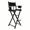 La Bella Black Folding Tall Chair DARK HUMOR Movie Director 76cm