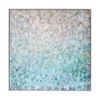 Lvd Hand-finished Framed Canvas Abstract Block Print Hanging Decor 100x100cm