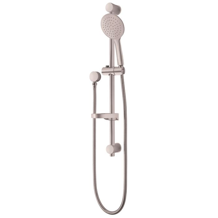 Foreno Brushed Nickel E-Steel Slide Shower - Suits All Pressure