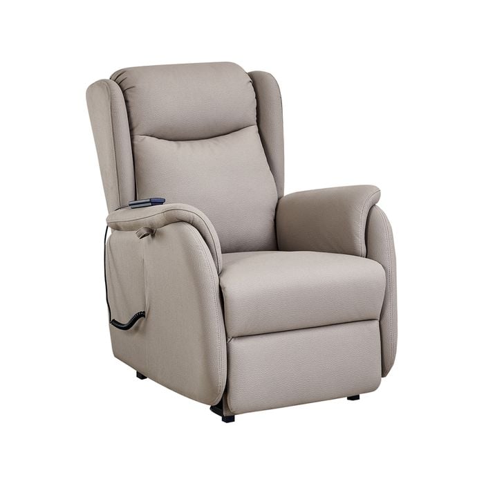 Hobart Electric Recliner Lift Chair Taupe Beige