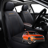 Car Seat Cover for VolksWagen T-Cross 2020 - Current (C1) - Black-Front Only