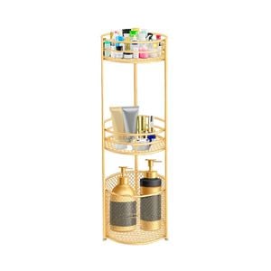 SOGA 3 Tier Bathroom Storage Shelf with Basket