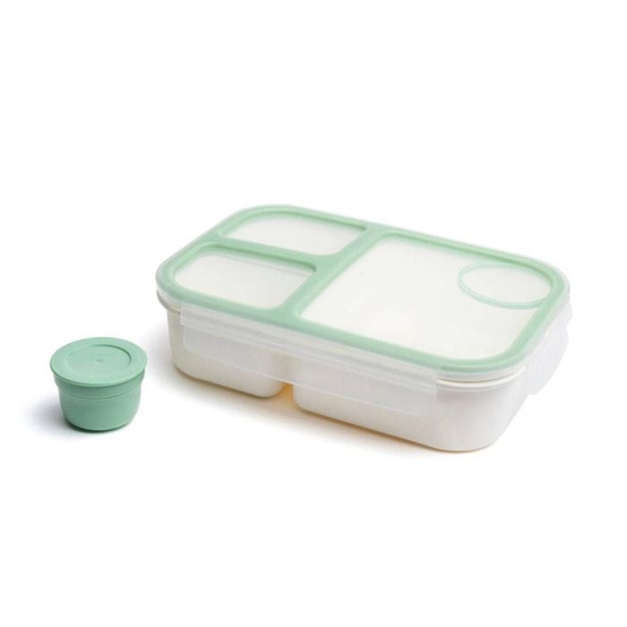 LocknLock 980ml To-Go 3-Compratment Airtight Bento Box Lunchbox - Mint