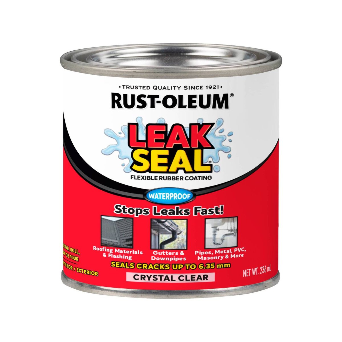Rust Oleum 240ml Clear Brush On Flexible Rubber Coating Leak Seal Bunnings New Zealand