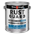 White Knight 4L Gunmetal Gloss Rust Guard Hammered Finished Paint - 4L