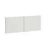 Kaboodle 950mm Sesame Salt Modern Overhead Doors - 2 Pack