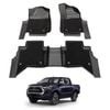 AUSGO Double-Layer Car Floor Mats for Toyota Hilux Auto Transmission Dual Cab 2015-Onwards Liners Mat