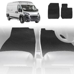 6D Diamond Car Floor Mats for FIAT Ducato 2006-Current-Outback GT